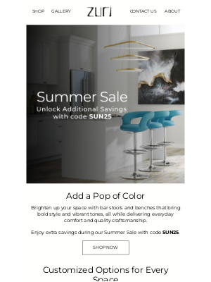 Zuri Furniture - Make Your Space Pop with Colorful Seating