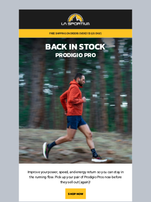 La Sportiva - 🚨 Restock Alert: Prodigio Pro