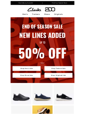 Clarks Shoes (United Kingdom) - Up to 50% off Men's top SALE picks