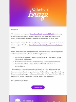 Braze - OfferFit is now a part of Braze!