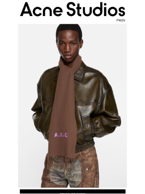 Acne Studios - Personalised Scarves