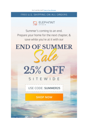 ElephantStock - 🎉 Say Goodbye to Summer with Style