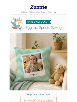 Zazzle - Last Call! Your Final Daily Deal Has Arrived