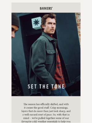 Barkers New Zealand - Stay In Step With Winter.
