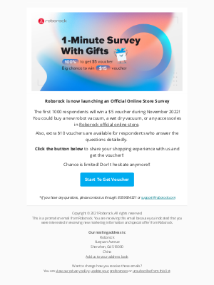 Roborock - Consumer Voice | 1-Minute Survey With Gifts