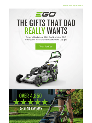 EGO - The Father’s Day gifts you REALLY want