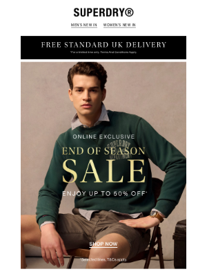 Superdry - Up to 50% Off Hoodies & Sweatshirts