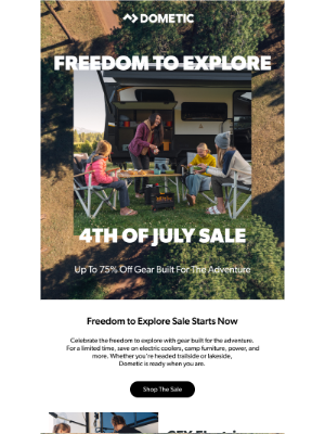 Dometic - Our Biggest Sale of the Year Starts Now