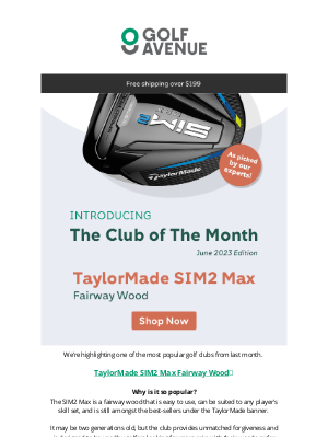 Golf Avenue (CA) - The most popular club of the month