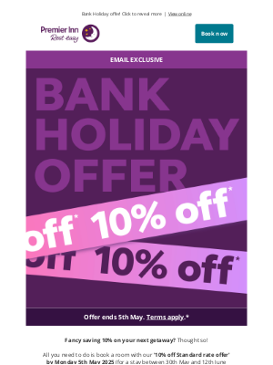 Premier Inn (United Kingdom) - 🔓 Unlock your email exclusive 10% off
