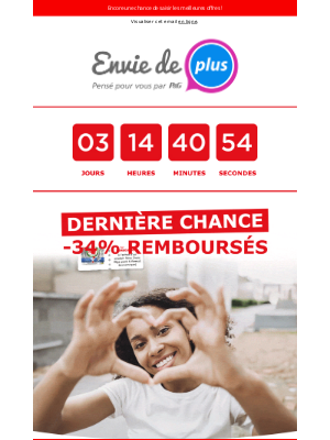 Envie de Plus (France) - J-3 : les meilleures offres s'envolent bientôt ⏳