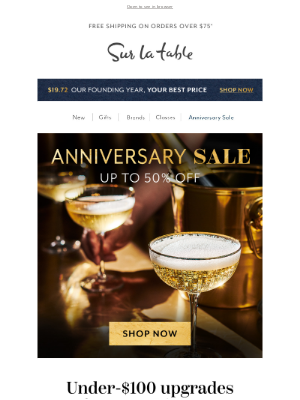 Sur La Table - The Weekend’s Best—for Less.