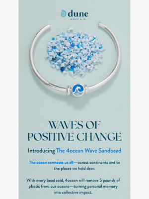 Dune Jewelry - The 4ocean Wave Sandbead 💙