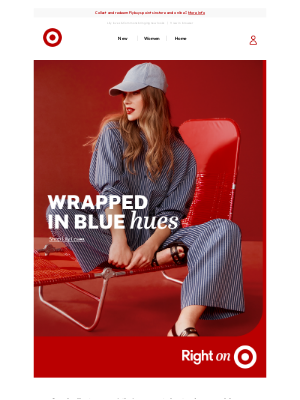 Target (Australia) - Wrapped in blue hues