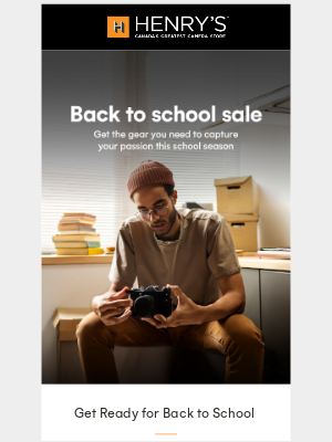 Henry’s - 🎒 Fellow Creator, Gear Up: Your Back to School Must-Haves Inside!