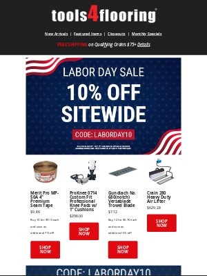 Tools 4 Flooring - LABOR DAY SALE HAPPENING NOW! 🧰