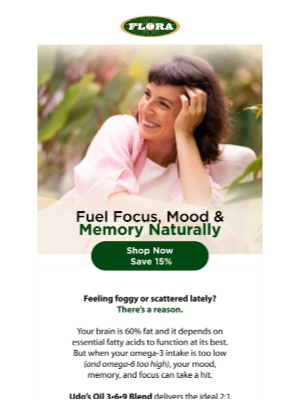 Flora Health - The Missing Link in Your Focus 🔍 (Plus 15% Off)