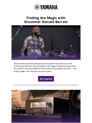 Yamaha - From Stage to Studio: Gear That Delivers + Artists Who Inspire