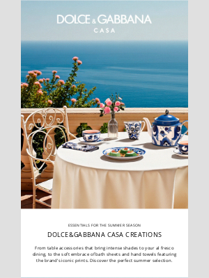 Dolce & Gabbana - Summer essentials