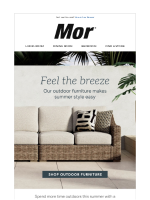 Mor Furniture for Less - Right on time: NEW outdoor furniture