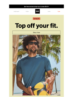 SAXX Underwear - Top off your fit with top notch tops 👉