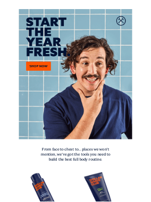 Dollar Shave Club - New year, new you?