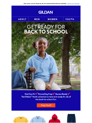 Gildan - Start Smart with Our Stylish Picks for School