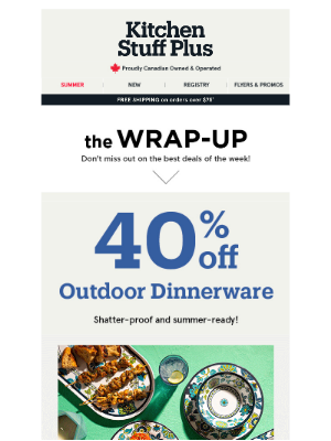 Kitchen Stuff Plus - Stylish, Shatter-Proof, 40% Off! 🎉