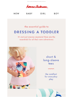 Hanna Andersson - 🤷‍♀️What Is A Toddler Wardrobe, Anyway?