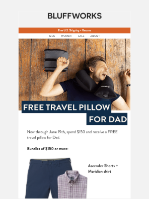 Bluffworks - Get your free gift for Father’s Day