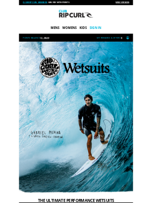 Rip Curl - The Ultimate Performance Wetsuits