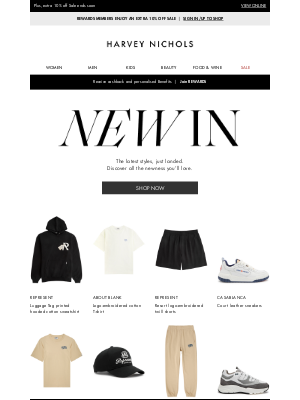 Harvey Nichols - Open to see what’s new