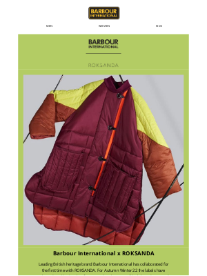 Barbour (UK) - Barbour International x ROKSANDA