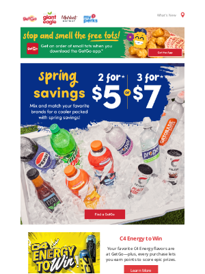 Giant Eagle - Chilled Drinks. Cool Savings. Let’s Go! 😎