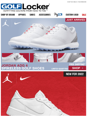 Golf Locker - Just Arrived - Nike Jordan ADG 4 Spikeless in White