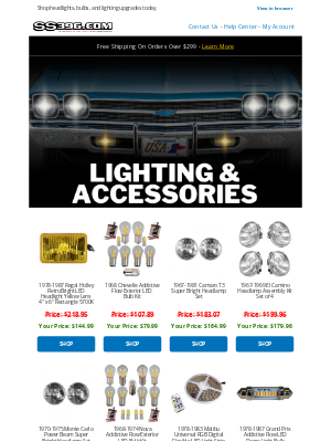 Ground Up - LED, Halogen, or OEM, We’ve Got Them All!