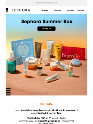Sephora (Denmark) - A(pp)mazing: Vores limited Summer Box ☀️