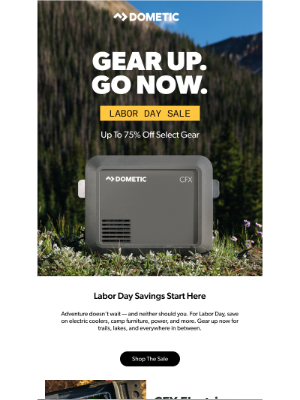 Dometic - It’s On! Labor Day Savings Up to 75%
