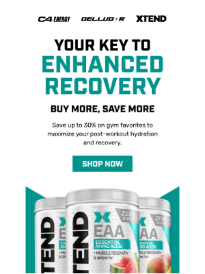 Cellucor - , enjoy up to 30% off muscle growth and recovery!💧