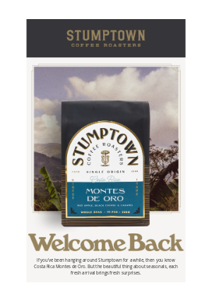 Stumptown Coffee Roasters - This just in: Costa Rica Montes de Oro
