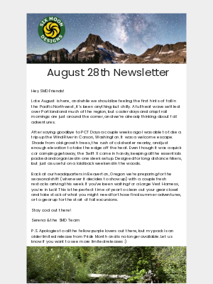 Six Moon Designs - Trail Highlights to Gear Talk: Spontaneous Loops & the Swift X