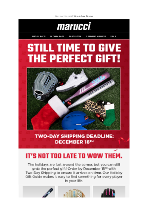 Marucci Sports - Time’s Running Out: Two-Day Shipping Ends Soon! 📦