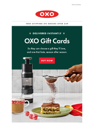 OXO - Earn 3X points on your gift card purchase