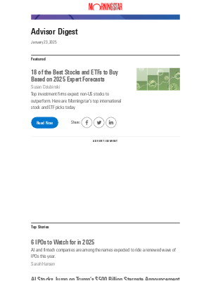 Morningstar - 18 of the Best Stocks and ETFs to Buy Based on 2025 Expert Forecasts