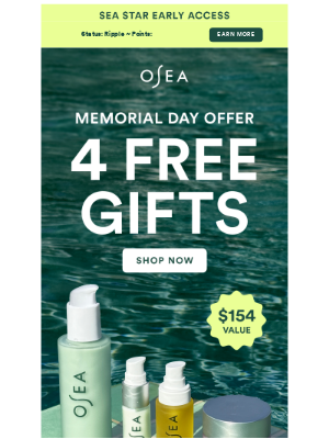 OSEA Malibu - Memorial Day Offer Starts Now