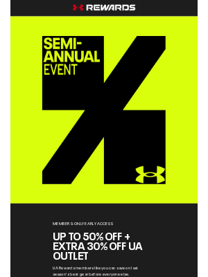 Under Armour - Early access: Up to 50% off + extra 30% off MVP gear