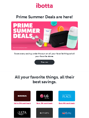 Ibotta - Sun’s out, savings are in!