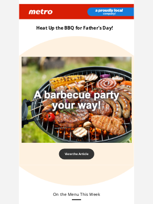 Metro (Canada) - For Father's Day: ideas to munch on 👨‍🍳