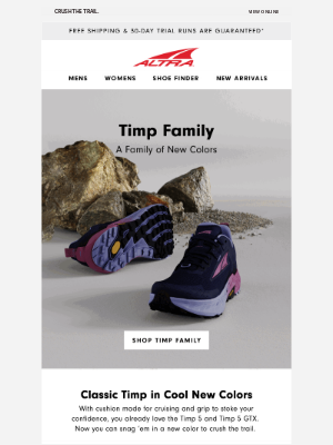 Altra Running - New colors for the Timp Family 🤩