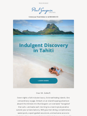 Paul Gauguin Cruises - Go Island Hopping in Tahiti